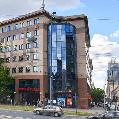 Biurowiec Atrium Plaza Warszawa, Centrum. Renowacja instalacji kanalizacyjnej polimerem.